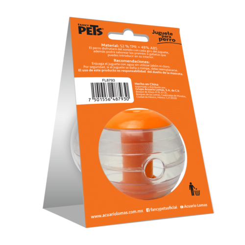 FL8793_E Fancy Pets - Pelota para Perros con Sonidos para Introducir Premios