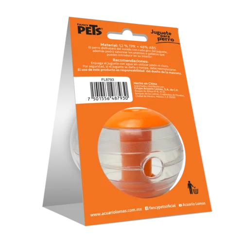 FL8793_E Fancy Pets - Pelota para Perros con Sonidos para Introducir Premios