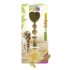 juguete catnip para gato Varita Corazón con Pluma, Las paletas de catnip son uno de los juguetes naturales para gatos más exclusivos que puedes ofrecerle