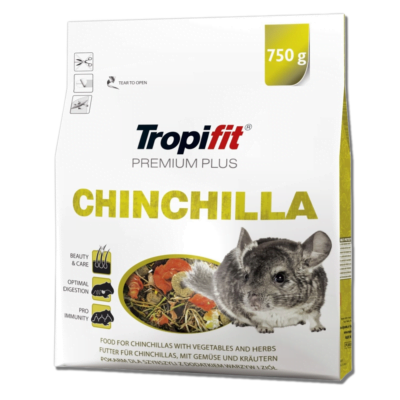Tropifit - Alimento Premium Plus para Chinchilla 750g
