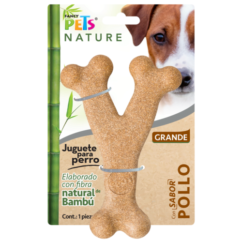 FL9307 Juguete Masticable para Perro Hueso de Bambú