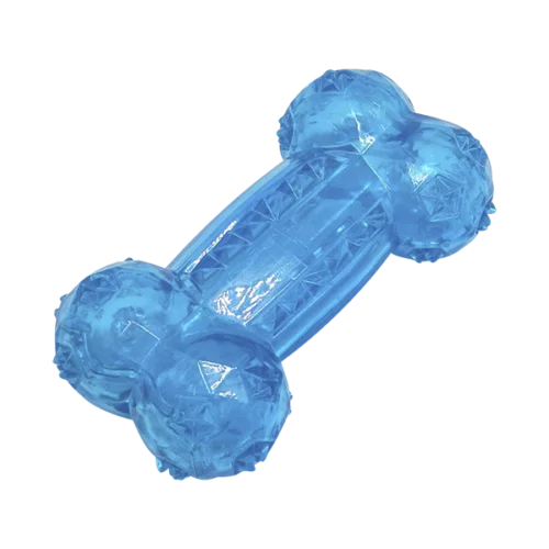 FL9464_D_1 Fancy Pets - Juguete para Perro Hueso Prisma con Sonido