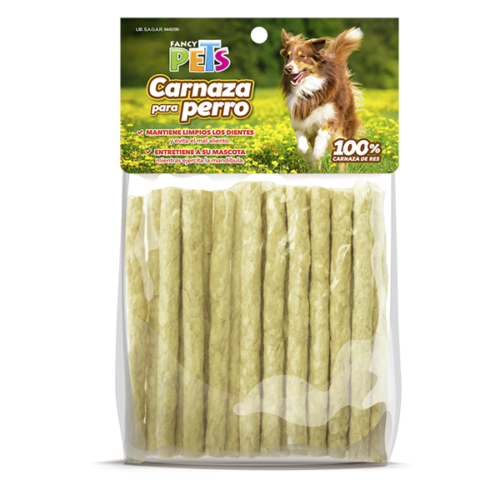 Premios para perros, palitos de carnaza natural