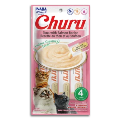 Consiente a tu minino con los deliciosos tubos saludables de Churu, Premios que harán feliz a tu gatito por su sabor y su nutrición.
