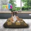 Fancy pets - Cama Para Perro Grande Mocachino de Cuadros