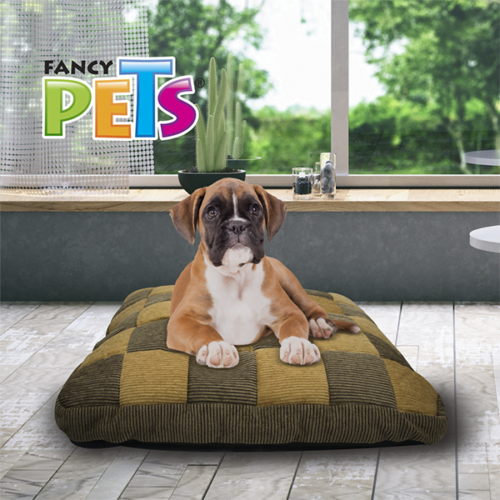 Fancy pets - Cama Para Perro Grande Mocachino de Cuadros