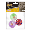 Pelotas para gato de plástico con cascabel